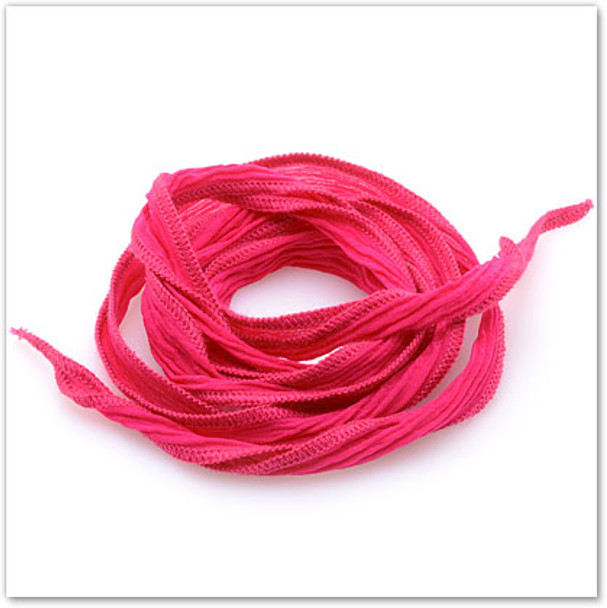 Deep Pink - Silk Wrap - Hawaiian Charm Deep Pink - Silk Wrap - Hawaiian Charm