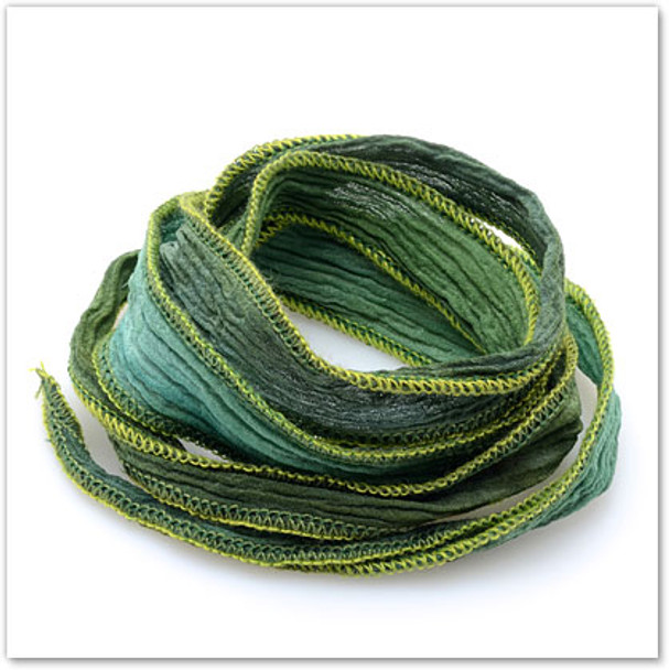Kelp Green - Silk Wrap - Hawaiian Charm Kelp Green - Silk Wrap - Hawaiian Charm