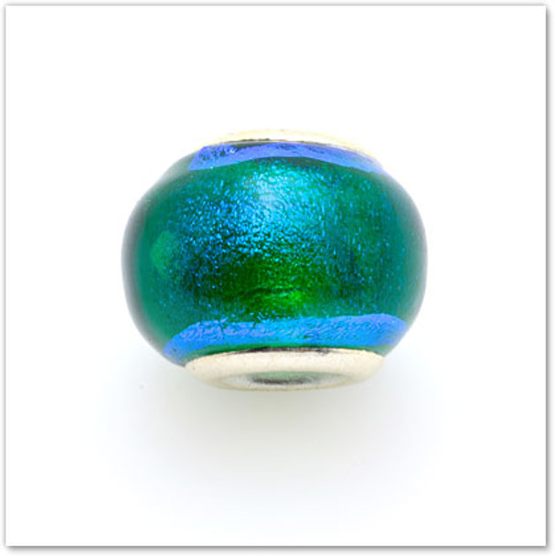 Sea Green - Glass Bead - Hawaiian Charm Sea Green - Glass Bead - Hawaiian Charm