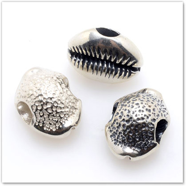Cowrie Shell - Silver Charm - Hawaiian Charm Cowrie Shell - Silver Charm - Hawaiian Charm