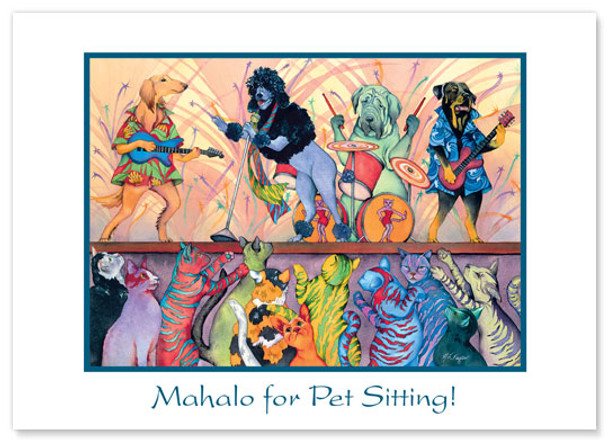 Diggin That Doggie Rock - Pet Sitting Greeting Card Diggin That Doggie Rock - Pet Sitting Greeting Card