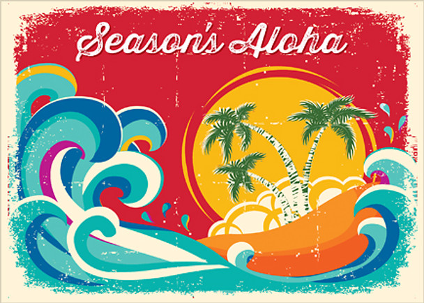 Tropical Holiday - Holiday Greeting Card