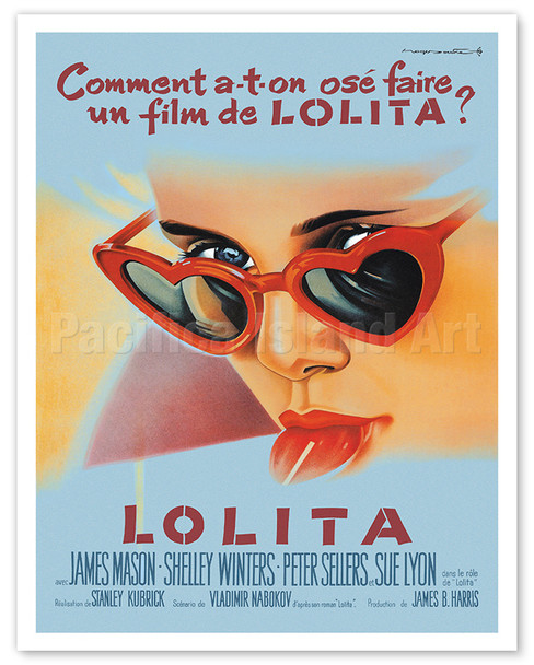 Kubrick's Lolita - with James Mason, Shelley Winters, Peter Sellers & Sue Lyon - c. 1962