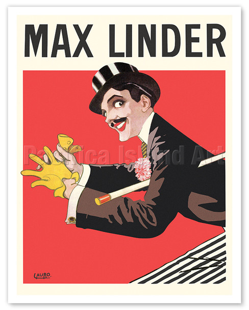Max Linder - International Silent Film Star - c. 1913