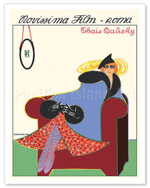 Thaïs Galizky - Italian Futurist Film - Novissima Film Roma - c. 1917