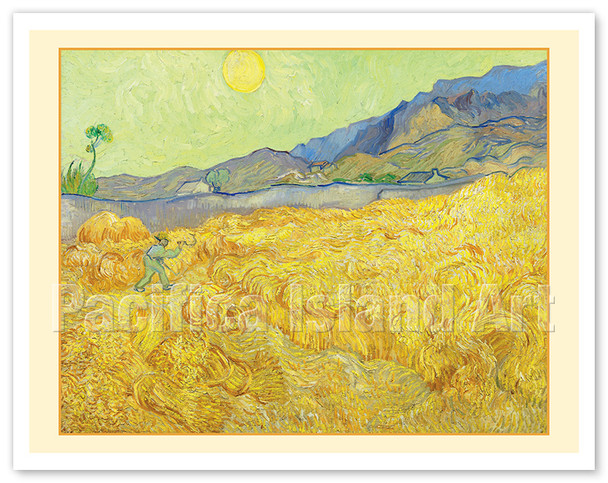Wheatfield with a Reaper - c. 1889