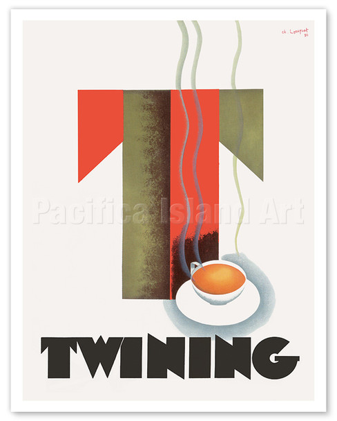 Twining - World’s Oldest Tea Importers - c. 1930 - Poster by Charles Loupot