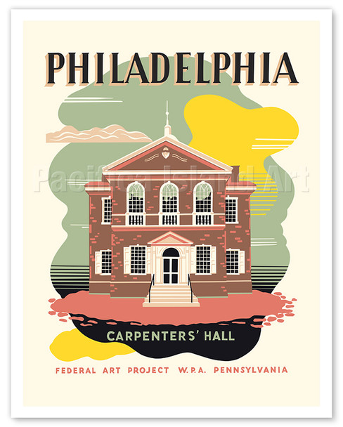 Philadelphia, Pennsylvania - Carpenters' Hall - c. 1935