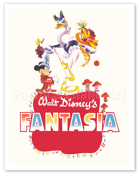 Walt Disney’s Fantasia featuring Mickey Mouse - c. 1933
