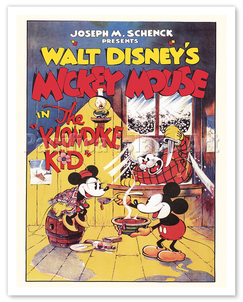 Mickey Mouse in The Klondike Kid - with Minnie Mouse - c. 1932
