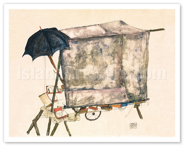 Street Cart - c. 1914 - Poster by Egon Schiele