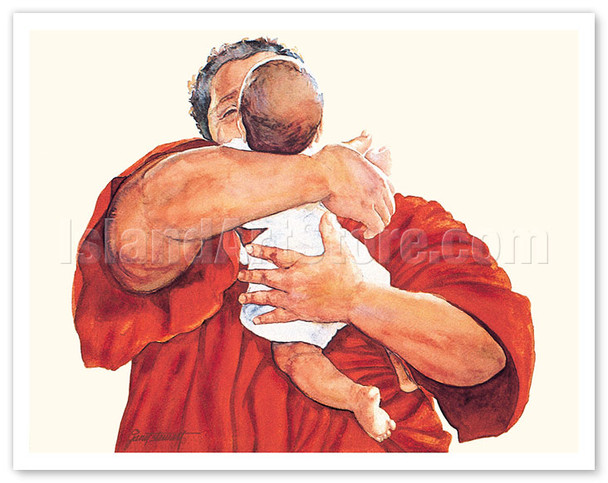 Hawaiian Grandmother (Kupuna Wahine) - Poster by Janet Stewart