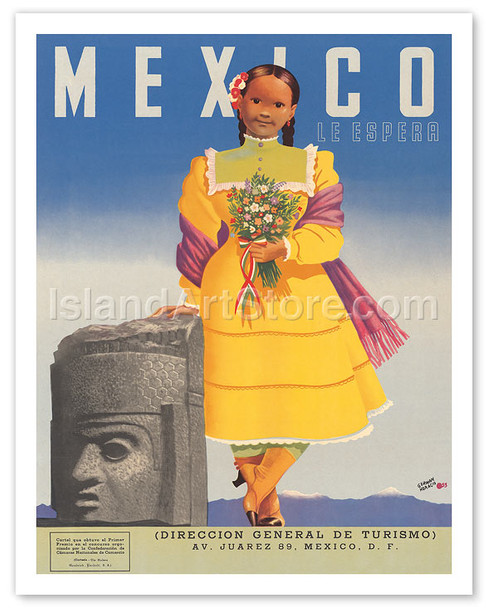 Mexico Le Espera - Poster by German Horacio