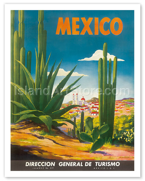 Mexico, Ciudad Juarez, Chihuahua - Poster by Magallon