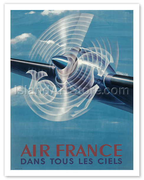 Aviation - Dans Tous les Ciels - Poster by Alain Perceval