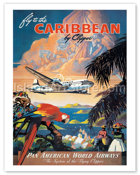 Pan American: Fly to the Caribbean by Clipper
