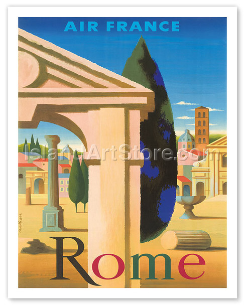 Aviation Rome Villa - Poster by Jacques Nathan-Garamond