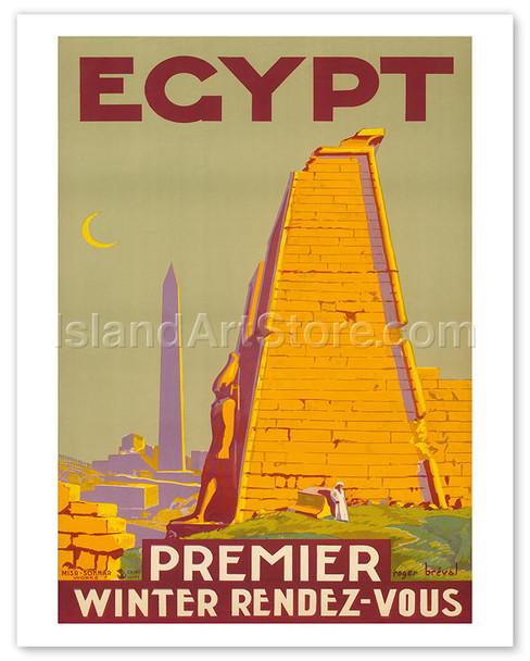 Egypt, Premier Winter Rendez-Vous - Poster by Roger Bréval