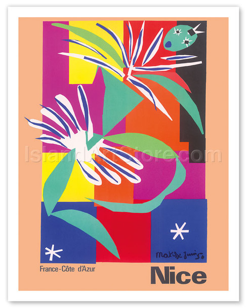 Nice, France - Côte d'Azur - La Danseuse Créole (The Creole Dancer) - Poster by Henri Matisse