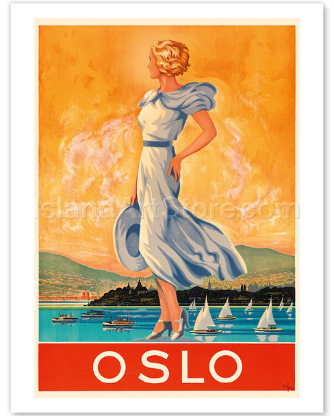Oslo - The Capital of Norway - Poster by Rohder