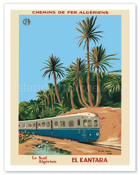 El Kantara - Le Sud Algerien (Southern Algeria) - Chemins de Fer Algériens, Algerian Railways