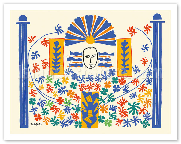 Apollo (Apollon) - Artist Model for a Ceramic Tile Mural - Poster by Henri Matisse