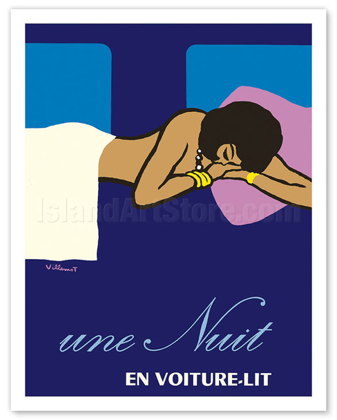A Night in a Sleeper Car Train (Une Nuit en Voiture-lit) - French National Railways SNCF