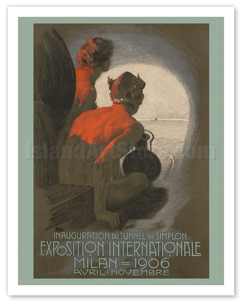 1906 Exposition International World's Fair - Milan, Italy - Poster by Leopoldo Metlicovitz