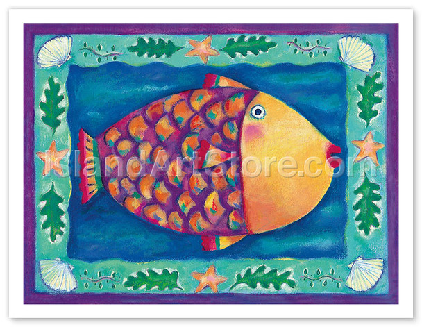 Humuhumunukunukuapua'a, Hawaii State Fish - Poster by Deybra Faire