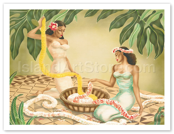 Hawaiian Leimakers - Poster by Gill