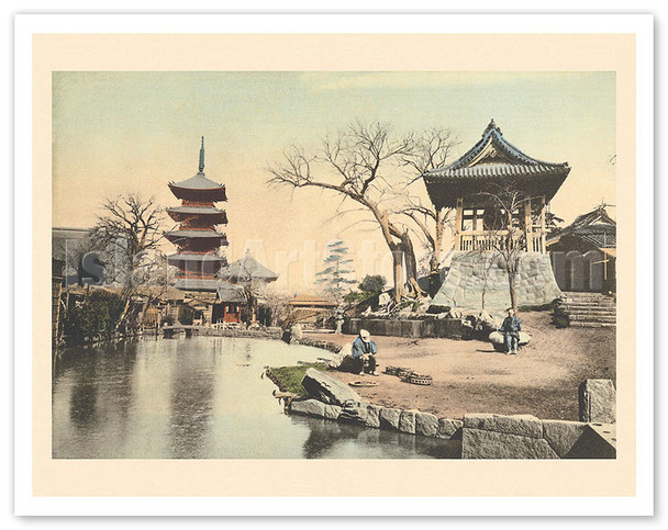 Asakusa District, Tokyo - from Sixty-nine Stations of Kiso Road - c. 1895