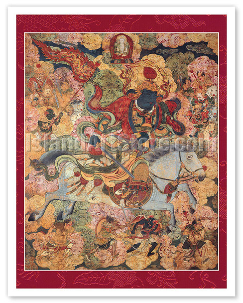 Kubera, King of Horses - God of Wealth - Tantric Buddhist Deity