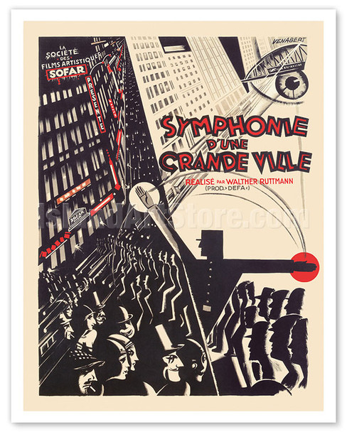 Berlin Symphony of a Great City (Symphonie d'une Grande Ville) - c. 1927 - Poster by Charles Venabert