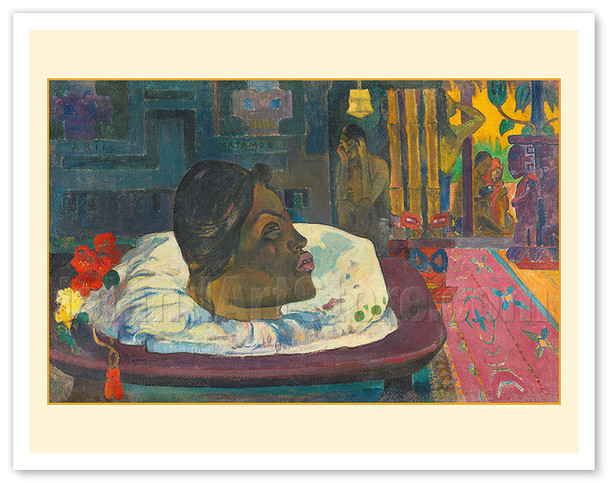 Arii Matamoe (The Royal End) - Tahitian Mourning Ritual - c. 1892 - Poster by Paul Gauguin