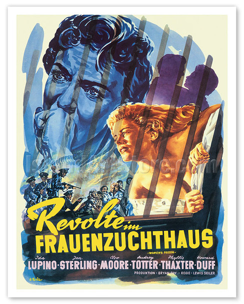 Women’s Prison (Revolte im Frauenzuchthaus) - c. 1955 - Poster by S. Richter