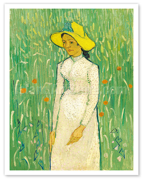 Girl in White - c. 1890 - Poster by Vincent van Gogh