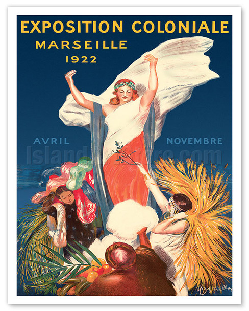 Colonial Exhibition Marseille France 1922 - Poster by Leonetto Cappiello
