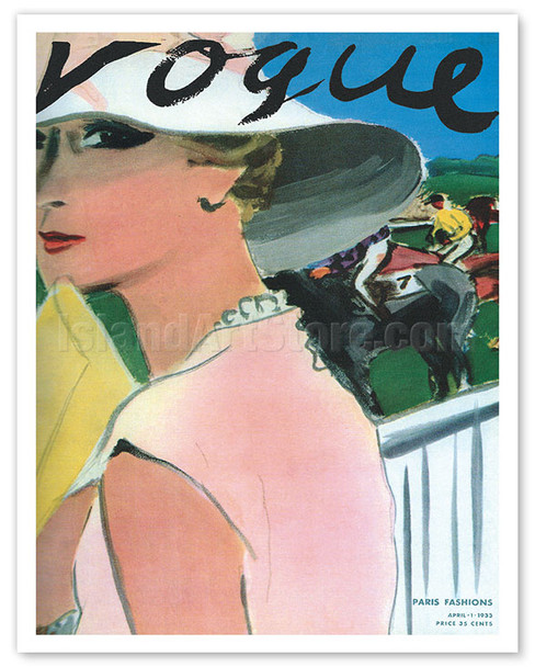 Fashion Magazine - April 1 1933 - Paris Fashions - Poster by Carl Erickson