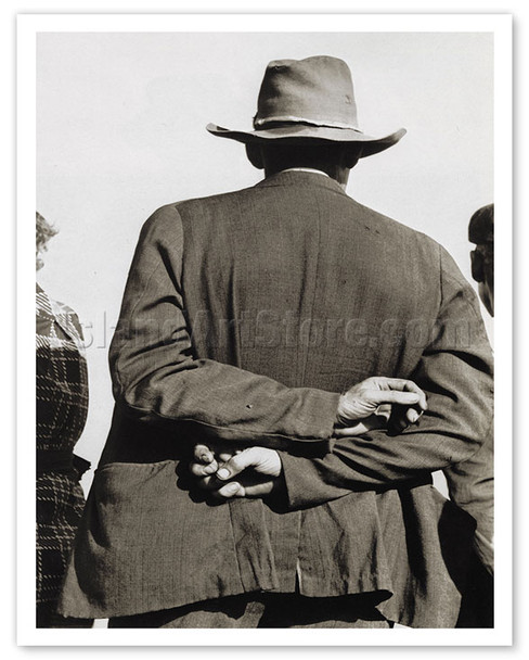 Back (Drought Refugees) - c. 1935 - Poster by Dorothea Lange