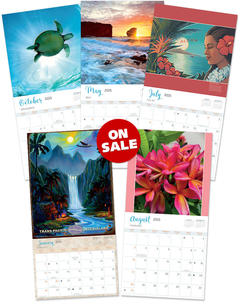 Hawaii Calendars 2025
