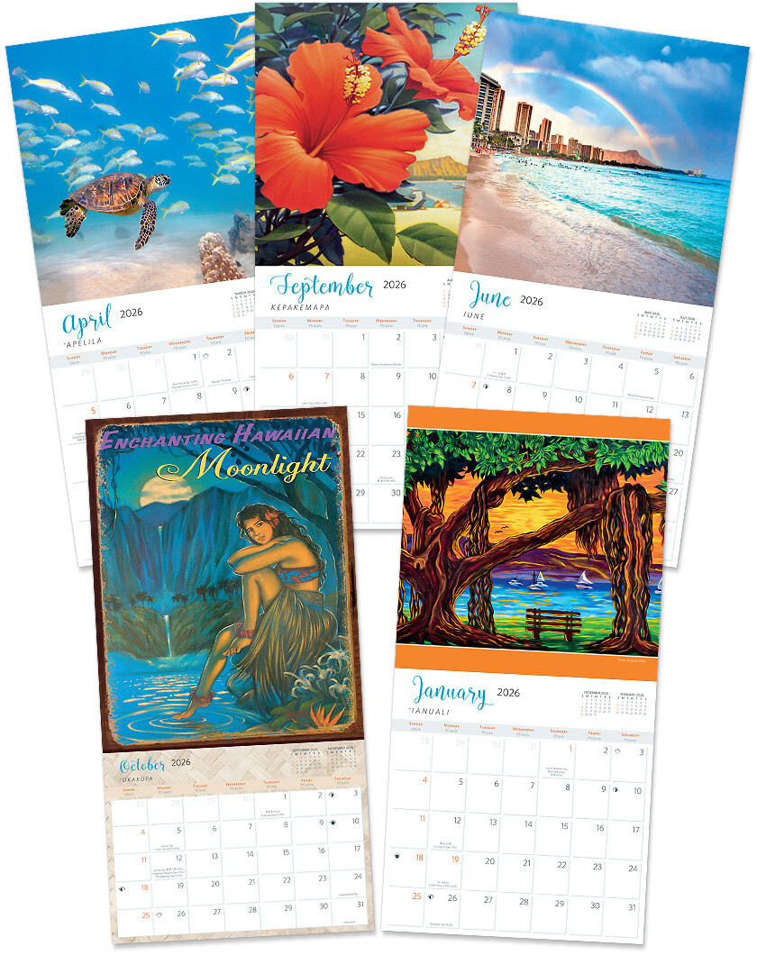 Hawaii Calendars 2026