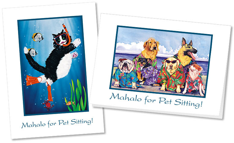Pet Sitting Greeting Cards