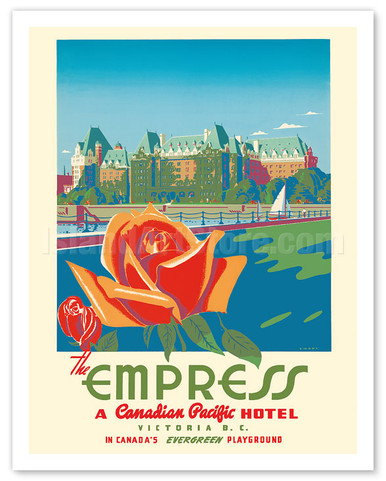 Victoria, Canada - The Empress Hotel - a Canadian Pacific Hotel