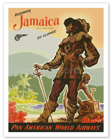 Discover Jamaica by Clipper - British West Indies - Pan American