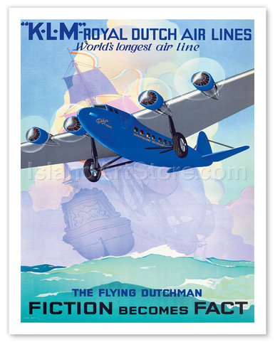 KLM Royal Dutch Airlines - The Flying Dutchman - Fiction becomes