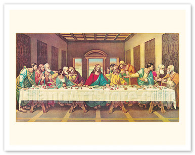 The Last Supper - Jesus and the Twelve Apostles - c. 1495 - Fine Art