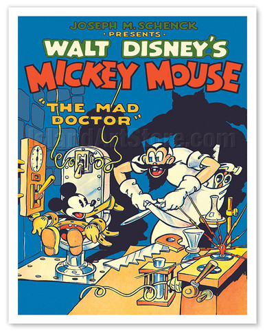 The Mad Doctor - Starring Mickey Mouse - c. 1933 - Vintage Film