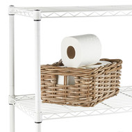 Simple Storage to Make Bathrooms Feel Bigger