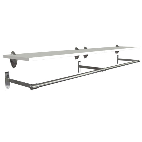 Kombii Rail and Shelf - 1800mm for the Utility Room