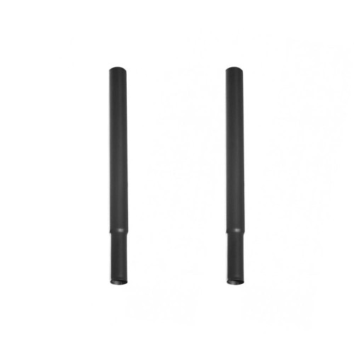 Black Height Extensions for Heavy-Duty Clothes Rails for the Utility Room